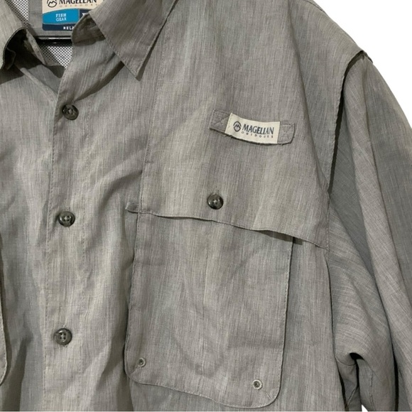 Bundle of 3 Magellan Men's Relaxed Fit Fish Gear Short Sleeve Shirt Sz XL - Picture 15 of 16